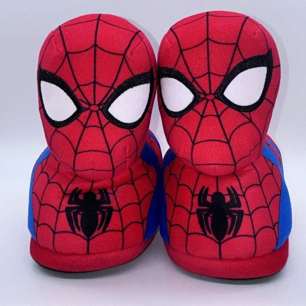 Marvel Spider-Man 3D Plush Slippers Mens Adult House Shoes Marvel Merchandise